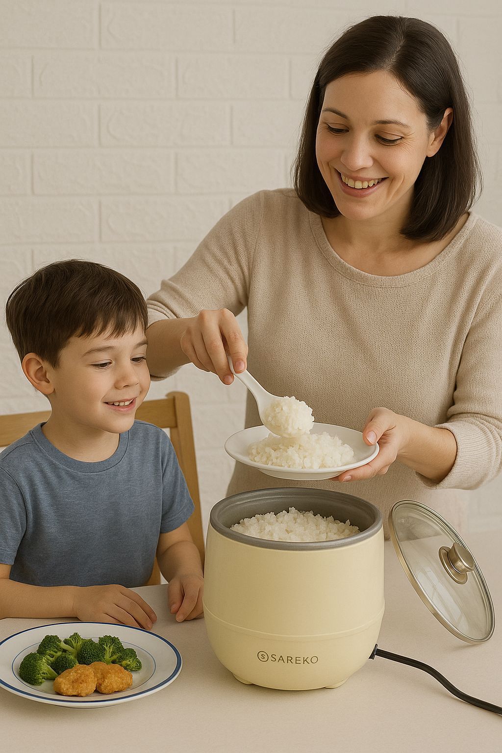 Miniatura 2 de MINI OLLA ARROCERA ELECTRICA